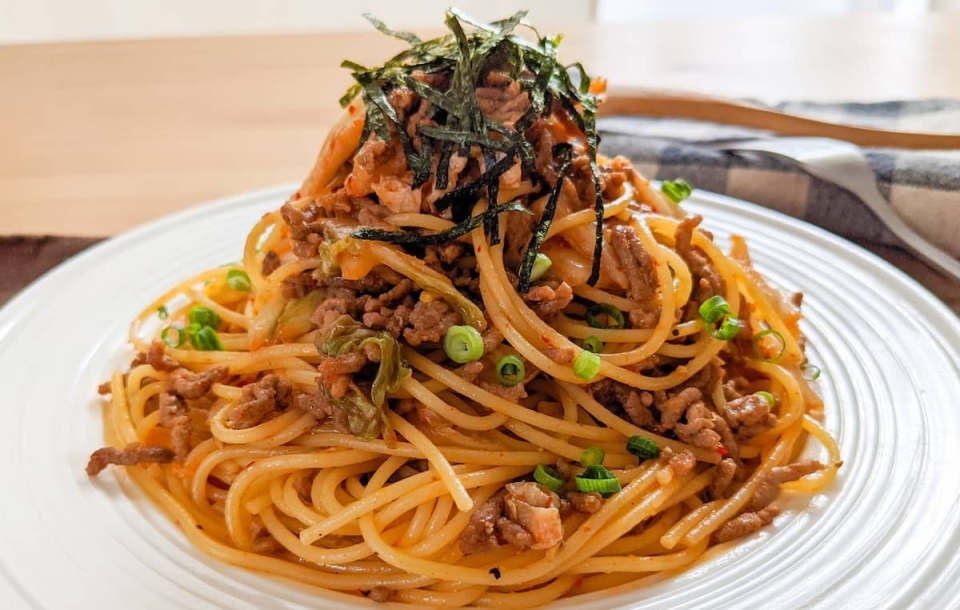 これ、ハマります！ピリ辛味にやみつき必至の「キムチパスタ」