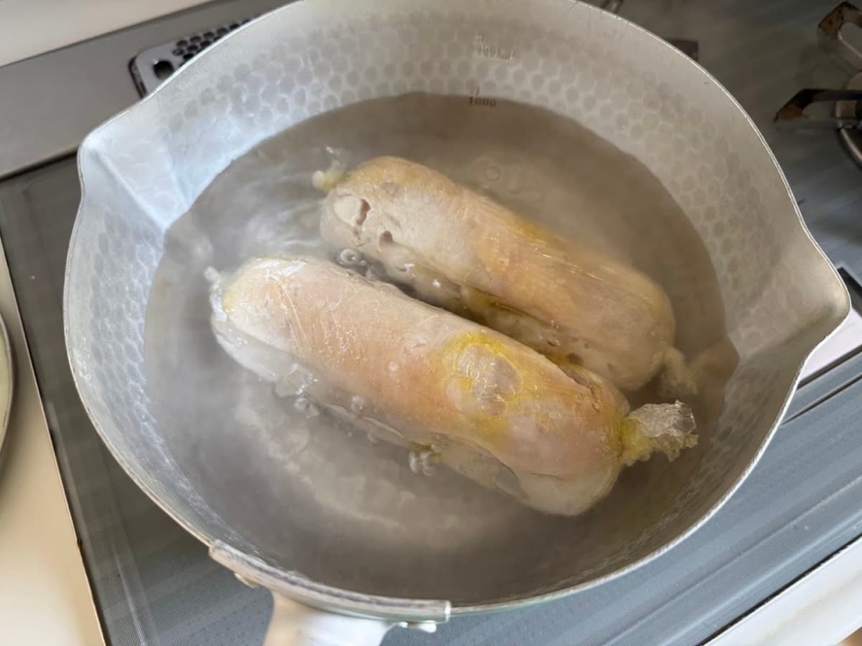 10分茹でる