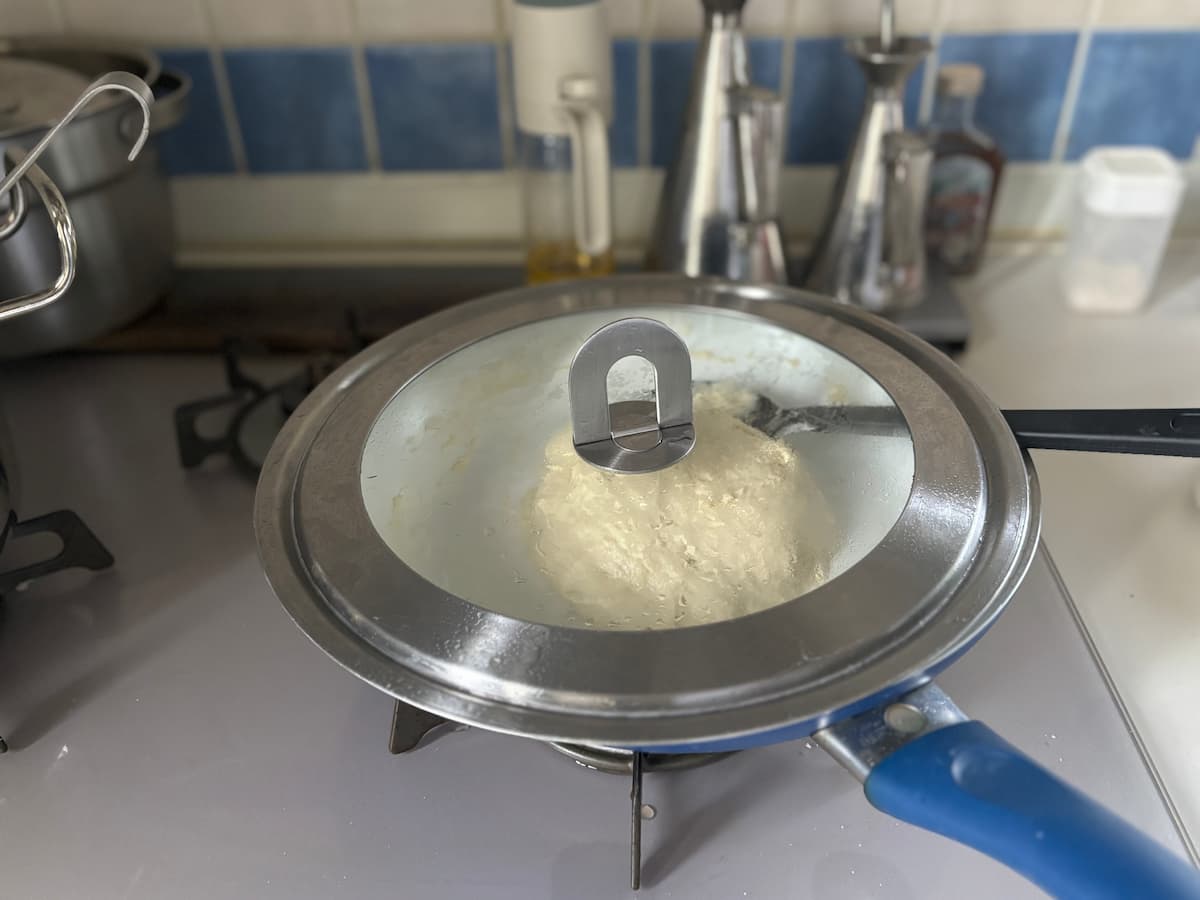 なんちゃって食パン、フライパン
