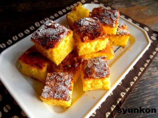 山本ゆりさんの「カラメル卵ケーキ」レシピ