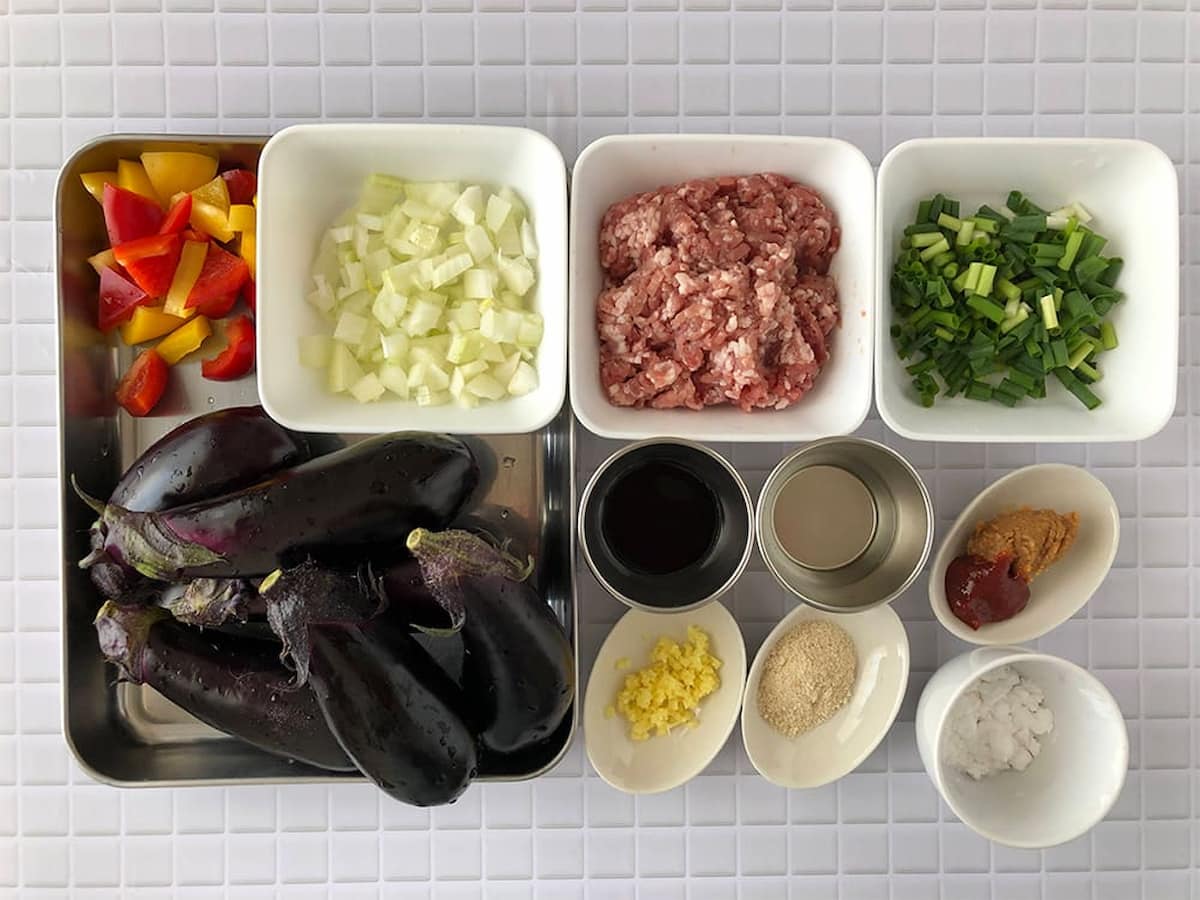 圧力鍋で作る麻婆なす