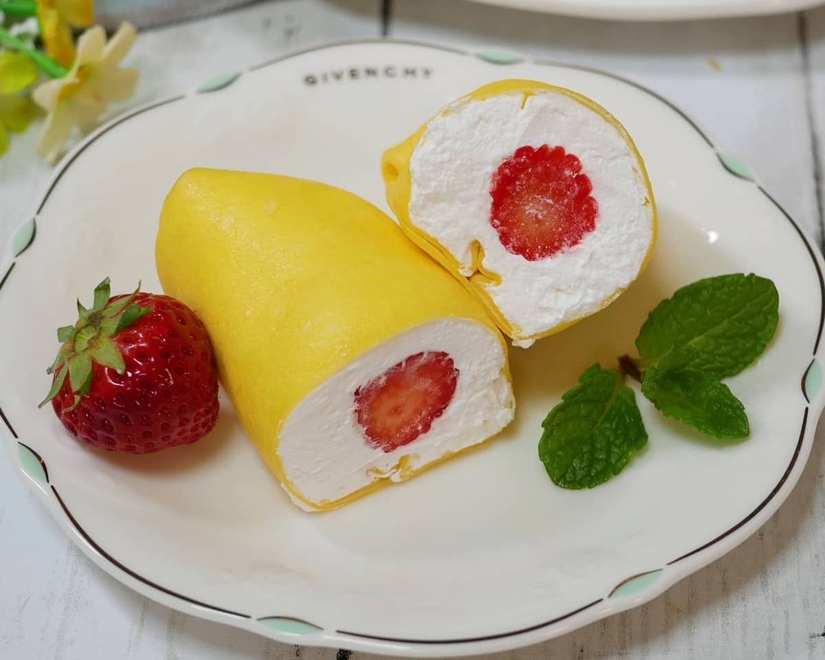 市販のホイップクリームで簡単！「いちごのクレープ」の作り方