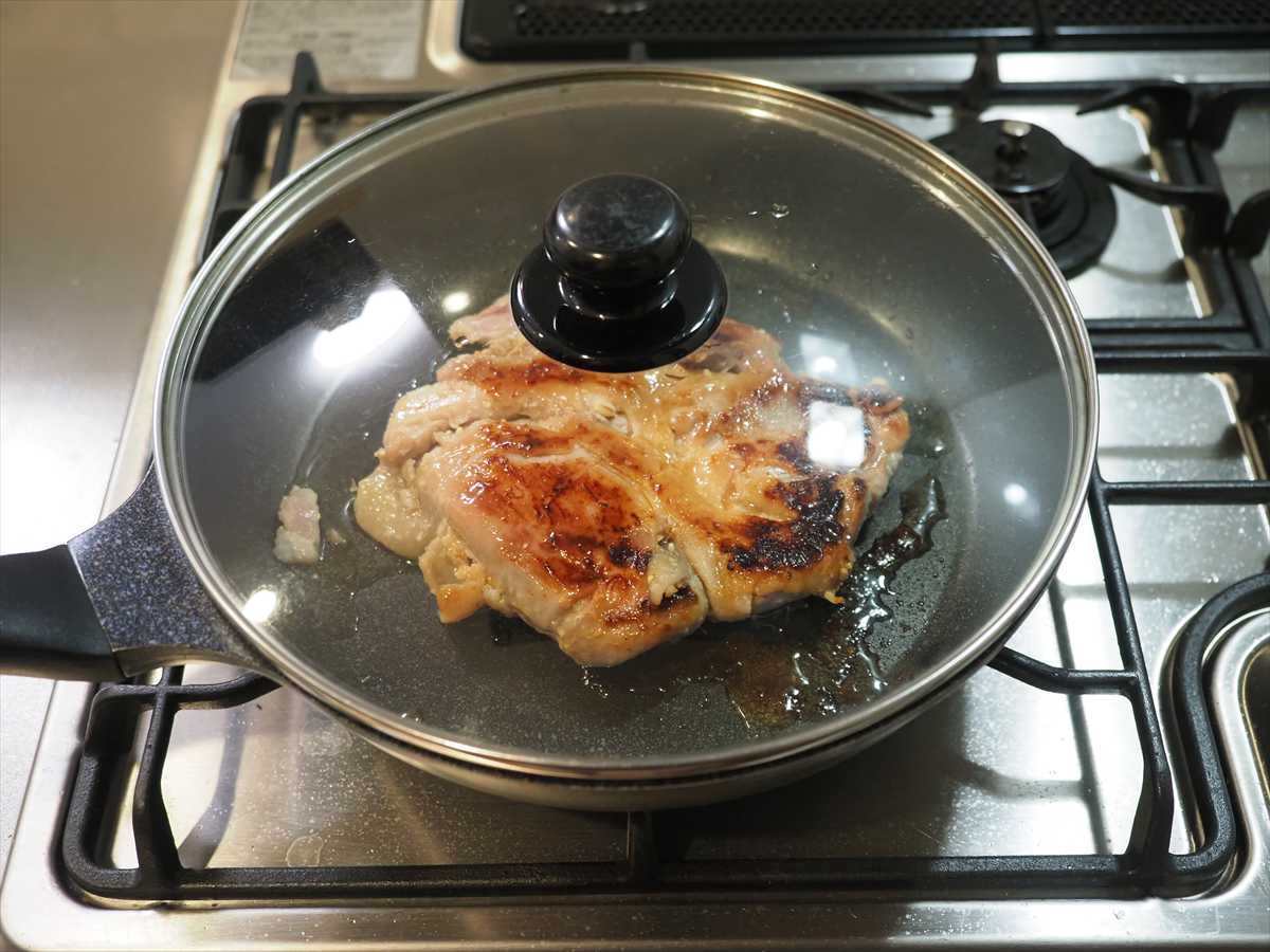 鶏もも肉の味噌漬け焼き