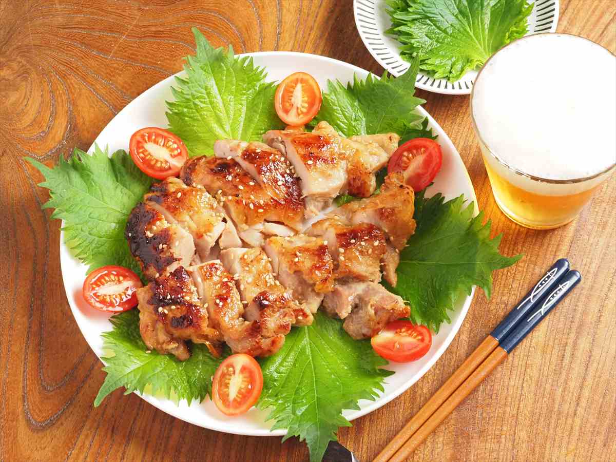 鶏もも肉の味噌漬け焼き