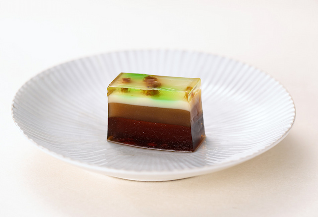 コーヒーゼリーの「花ようかん」