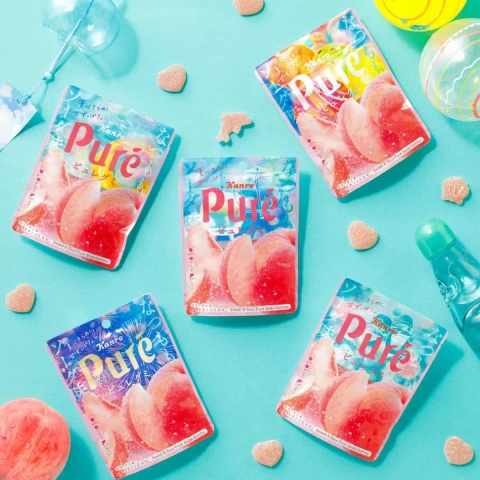 夏限定「ピュレグミ なつももソーダ」が新発売！見つけたらラッキーなイルカ型も♪