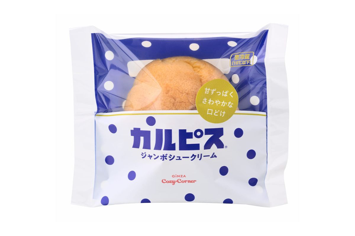 ジャンボシュークリーム　カルピス
