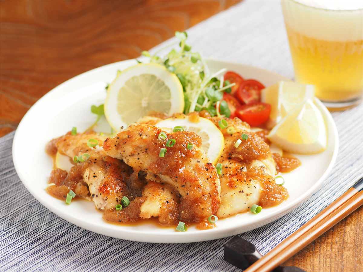 ささみのレモンステーキ