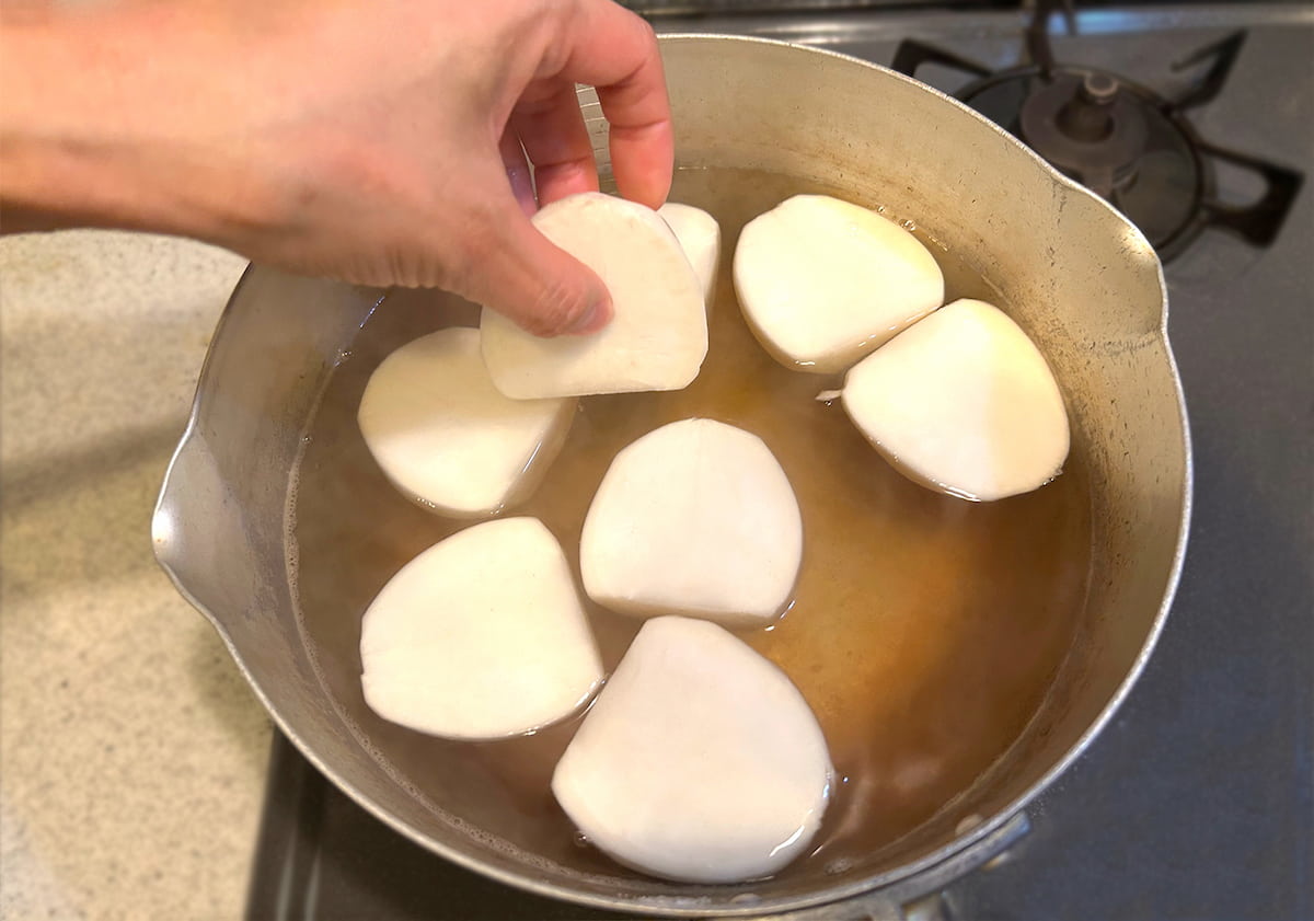 かぶの炊いたん工程6