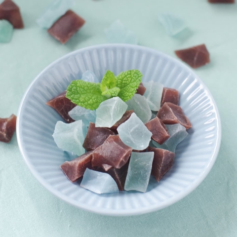 メディアで話題の「魔法の琥珀糖」からチョコミント味の琥珀糖が再登場！