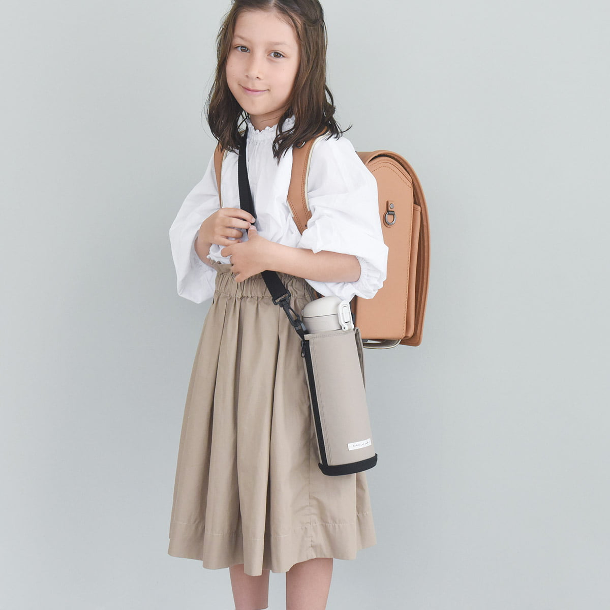kukka ja puu 北欧モダンなシンプル水筒 キッズボトル 1L カバー付／クッカヤプー