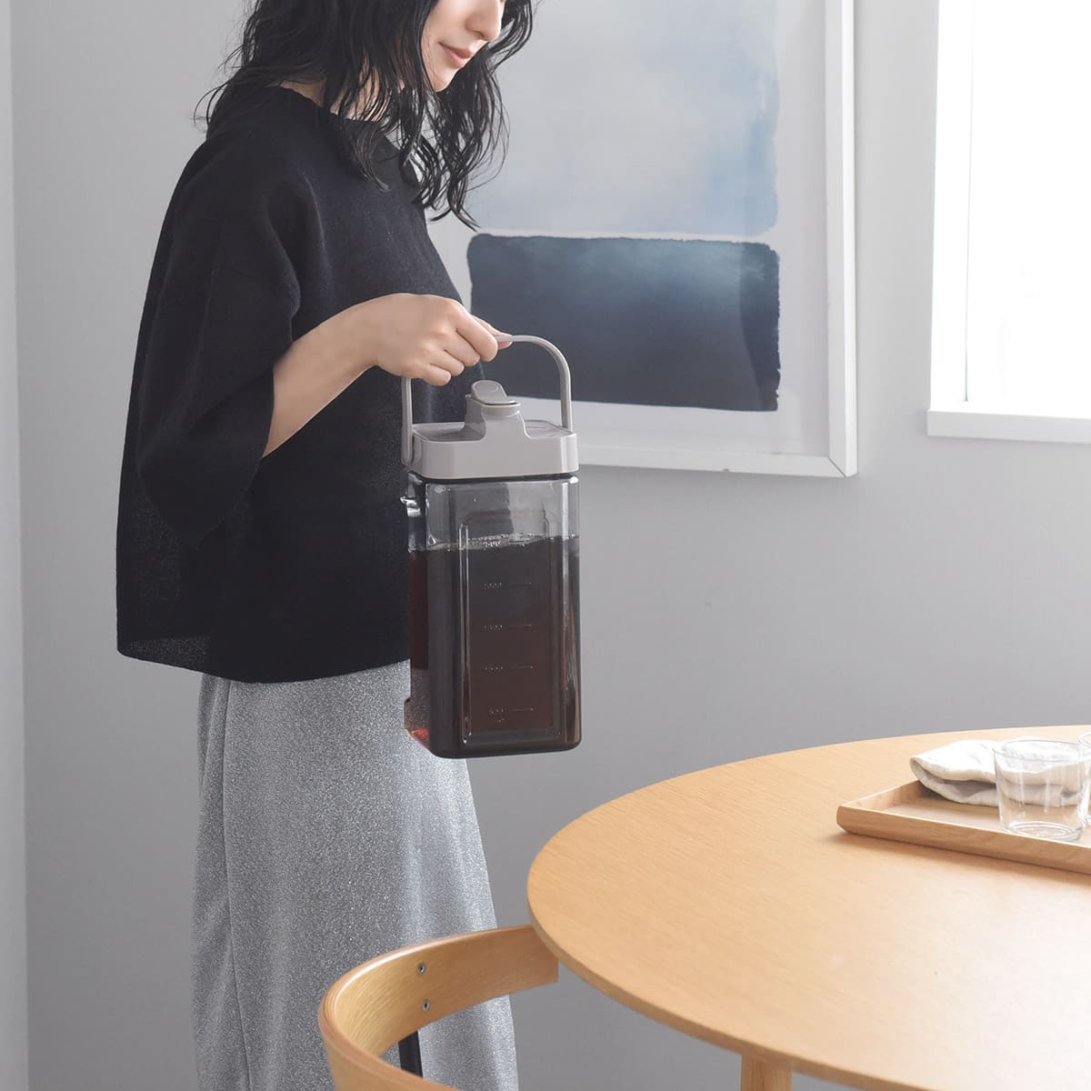 大容量 麦茶ジャグ 麦茶ポット 3.5L