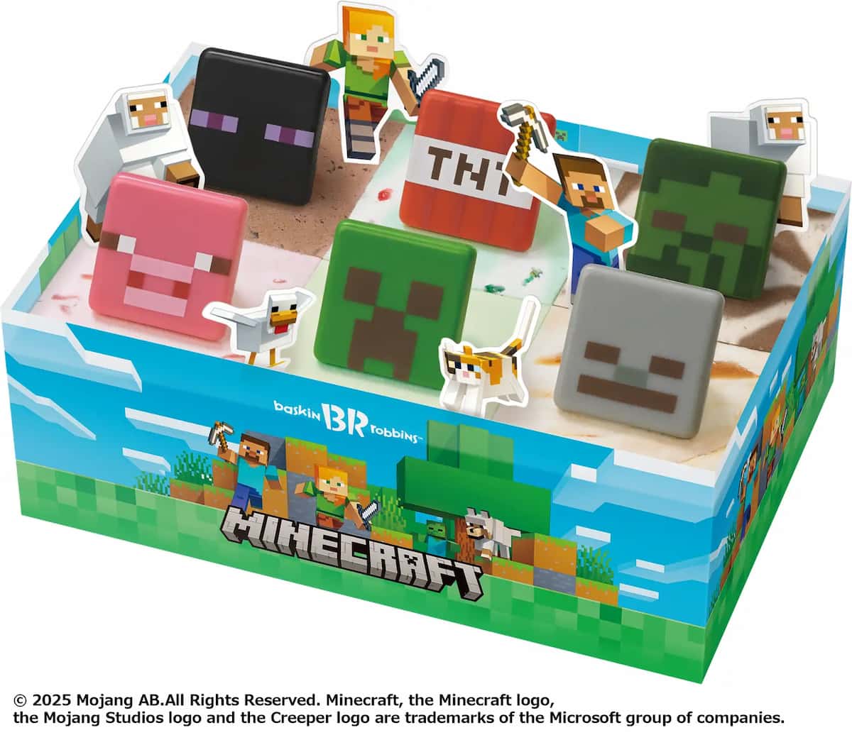 マインクラフト アイスクリームケーキ