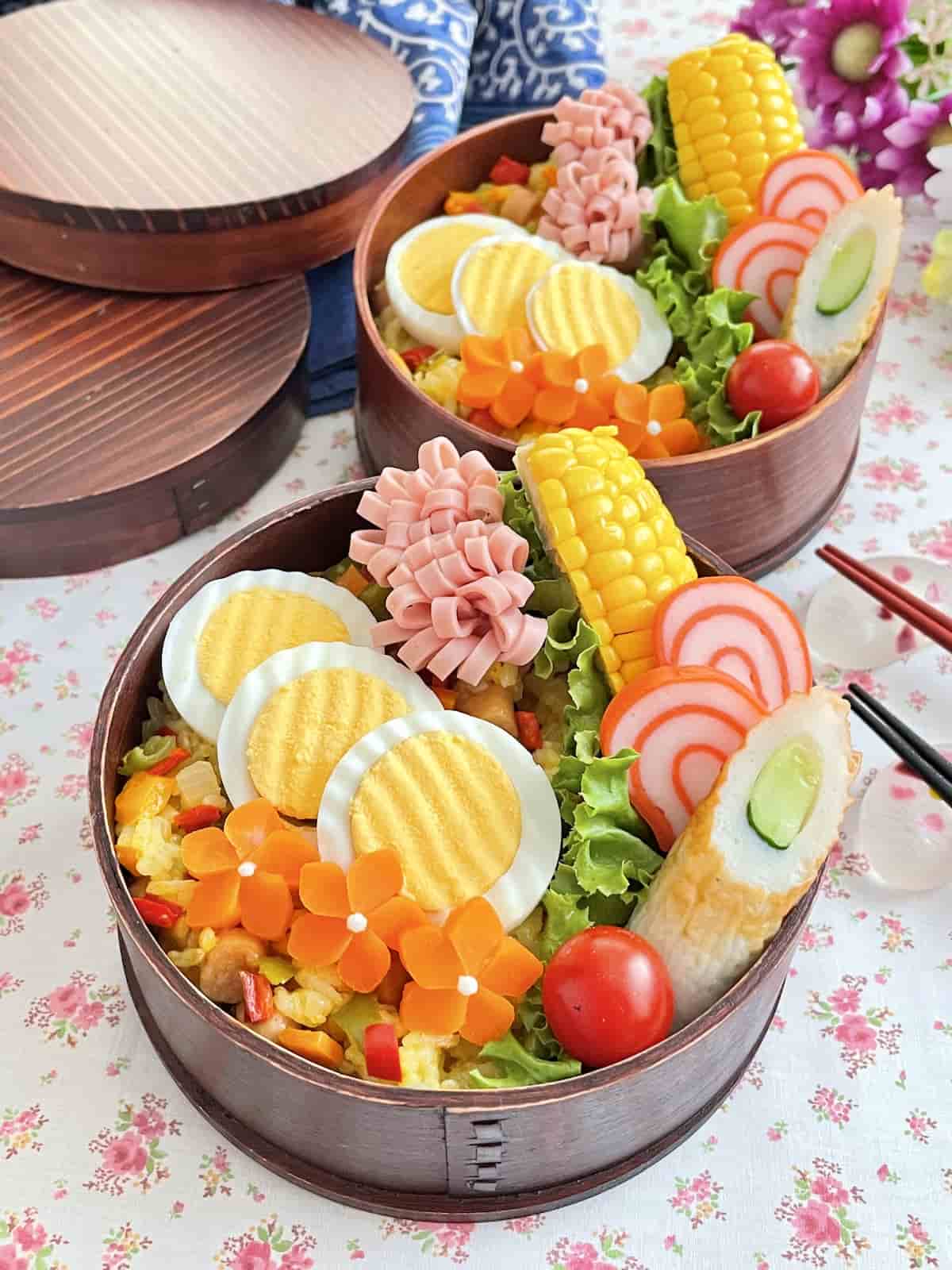 「彩りカレーチャーハン」レシピ」
