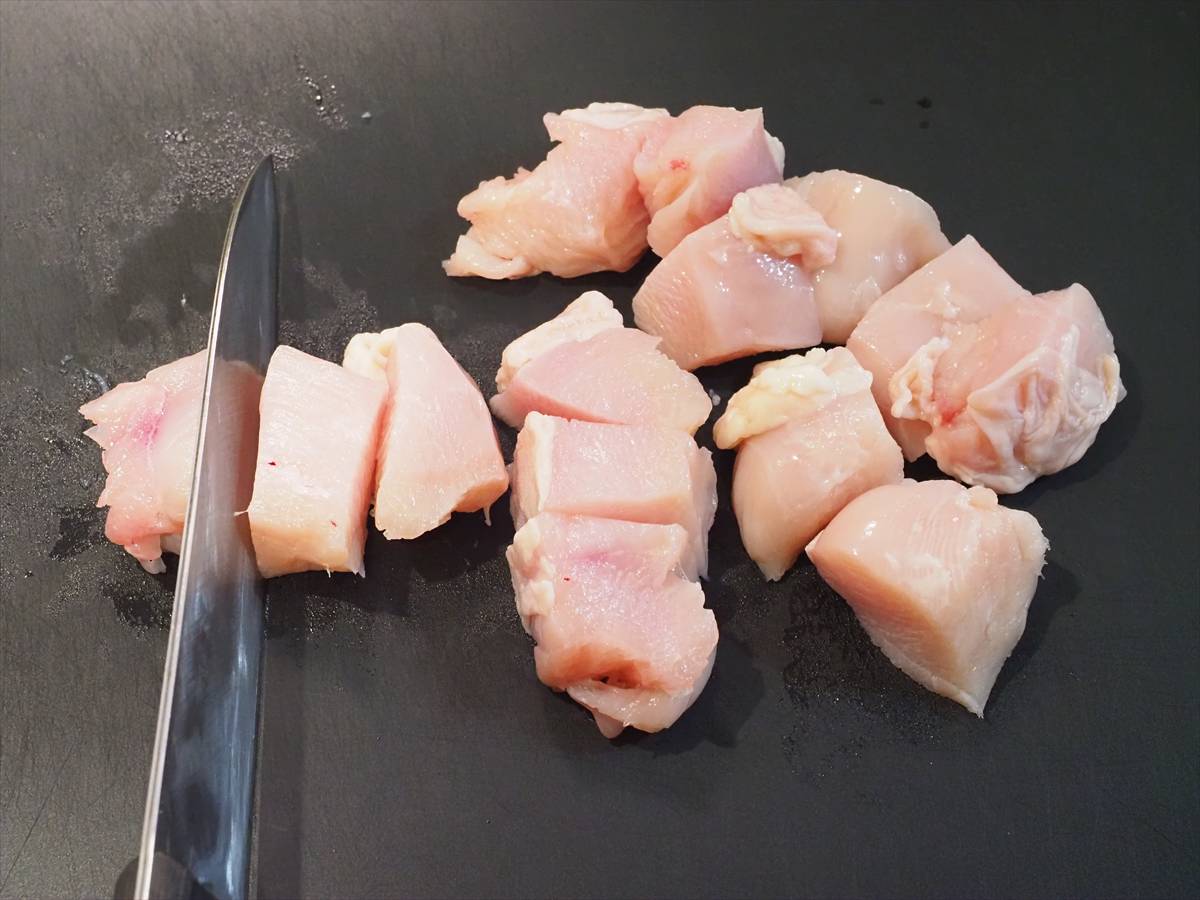 フライパン鶏むね肉のたっぷりおろしぽん酢