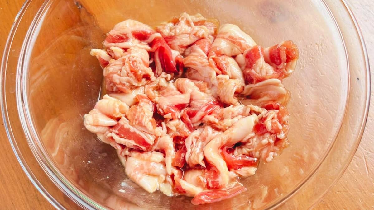 豚とキャベツのあっさり煮風
