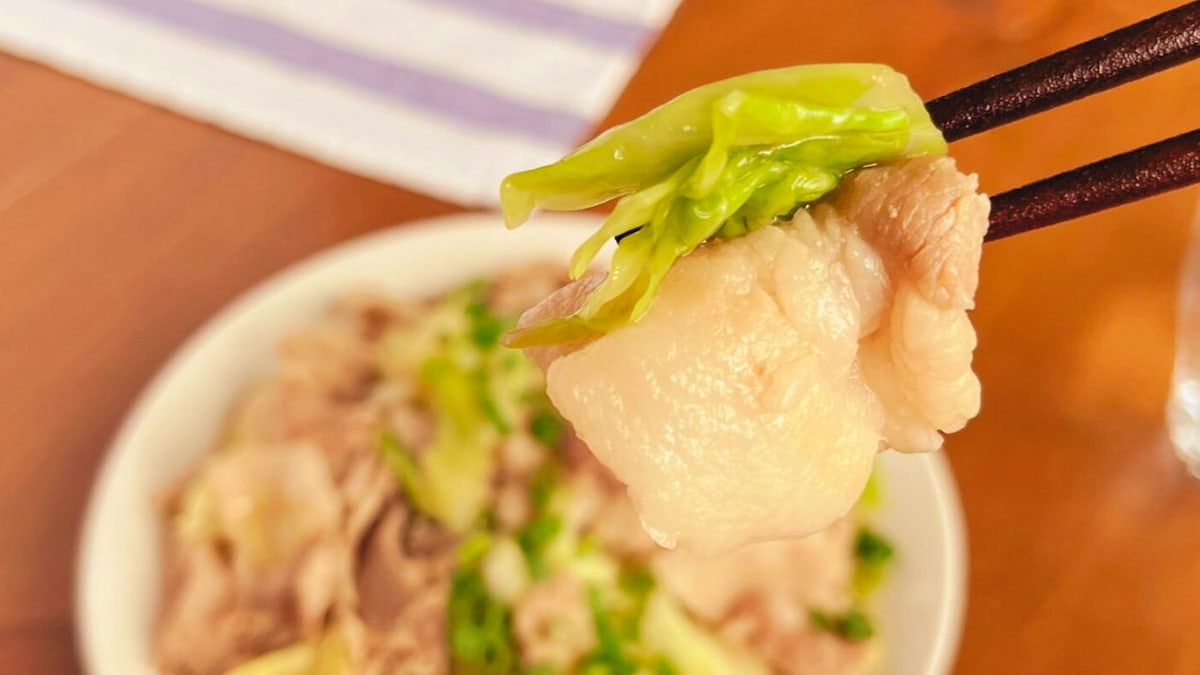 豚とキャベツのあっさり煮風