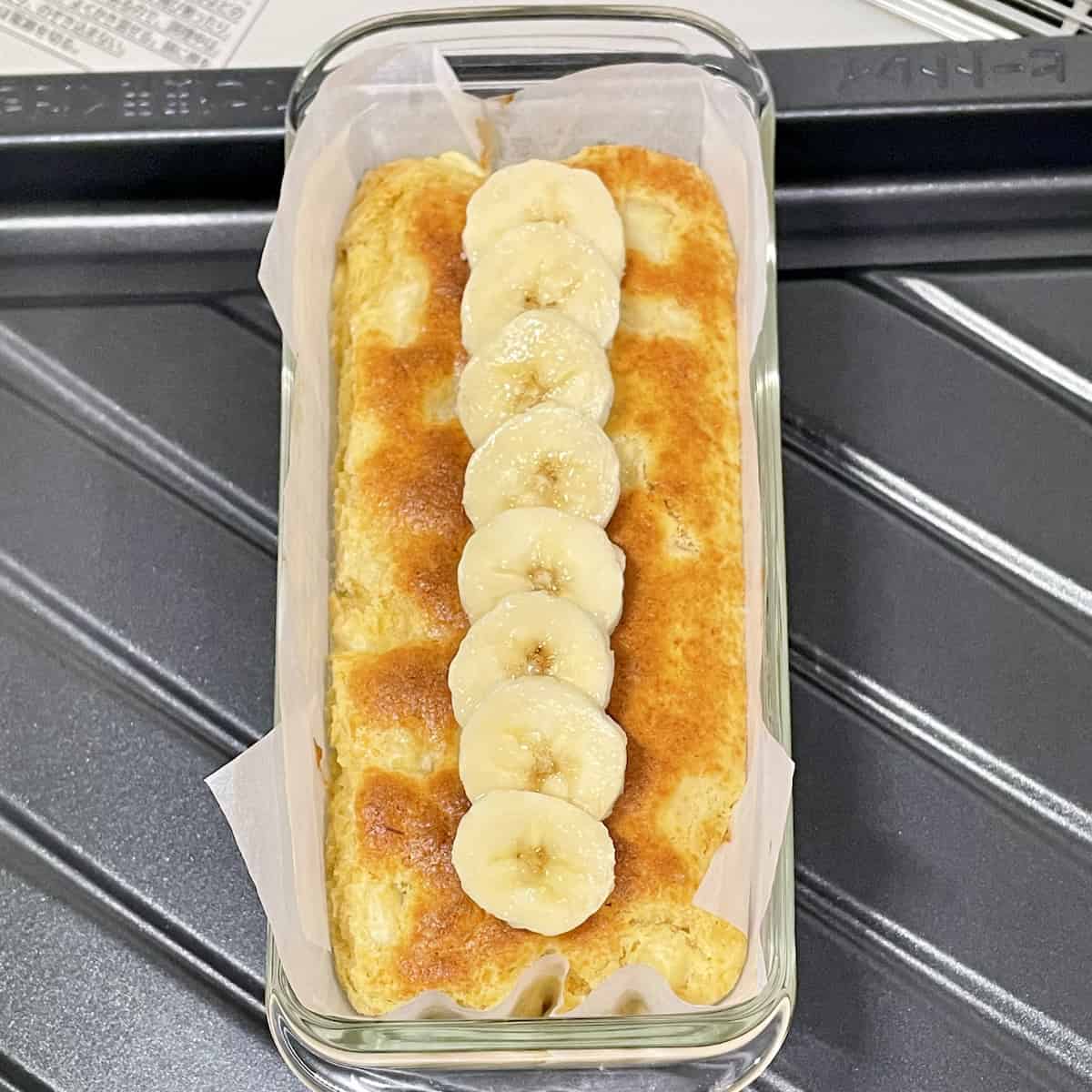 マーマレードのバナナケーキ
