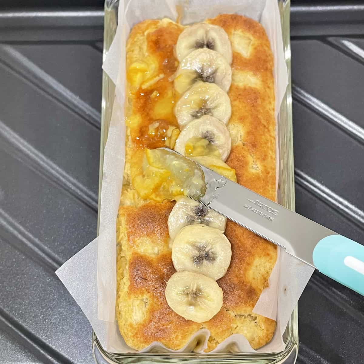 マーマレードのバナナケーキ
