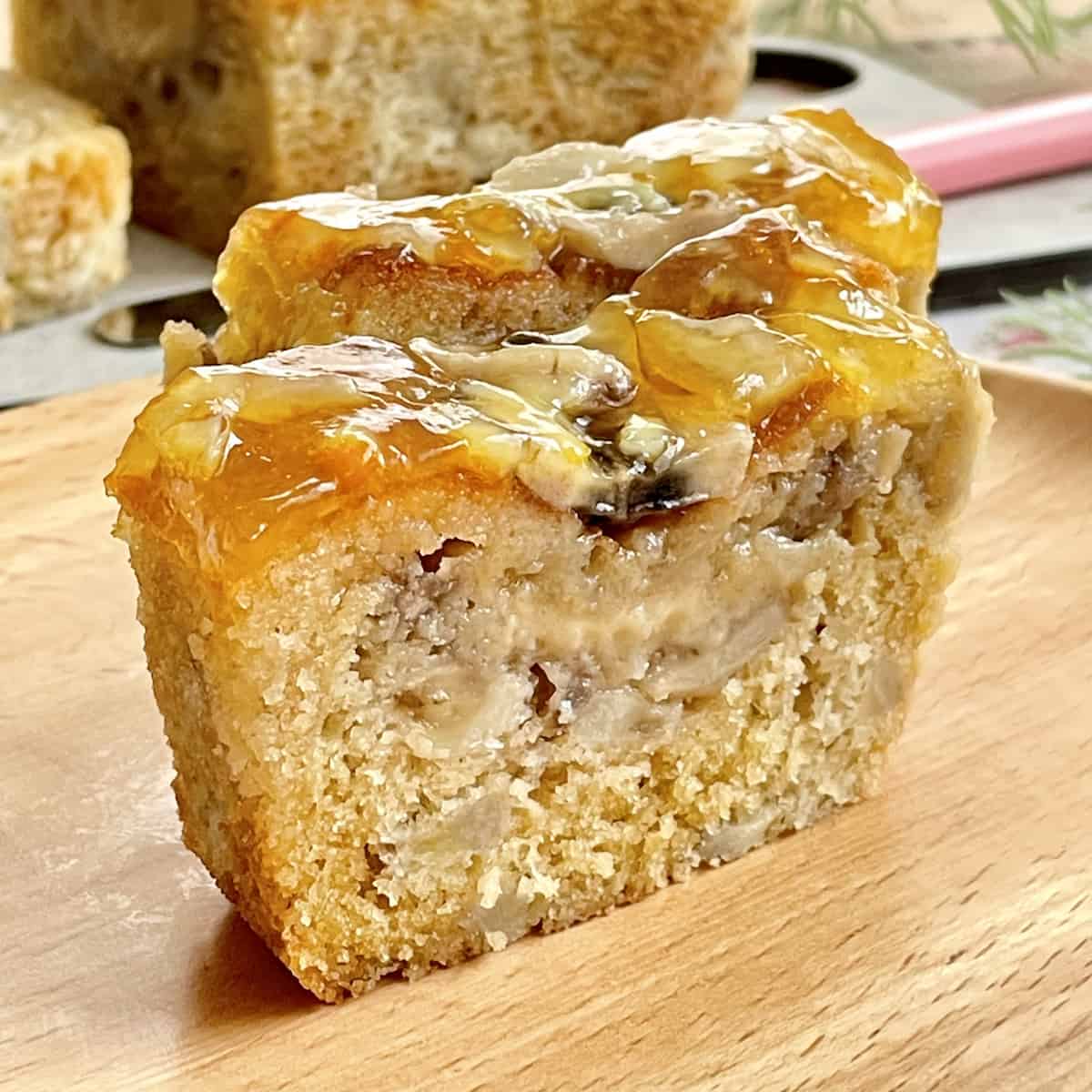 マーマレードのバナナケーキ