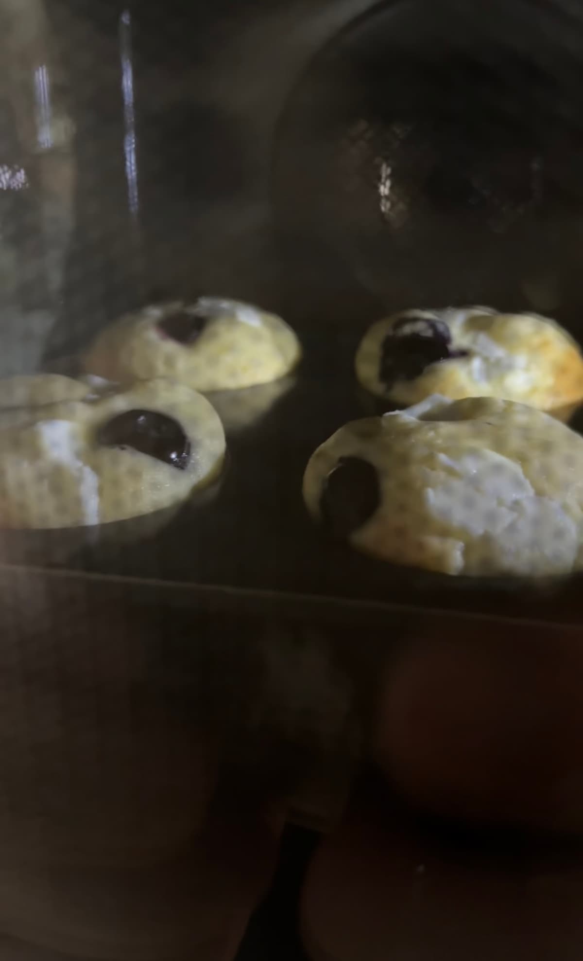 ブルーベリーとクリームチーズのマフィン