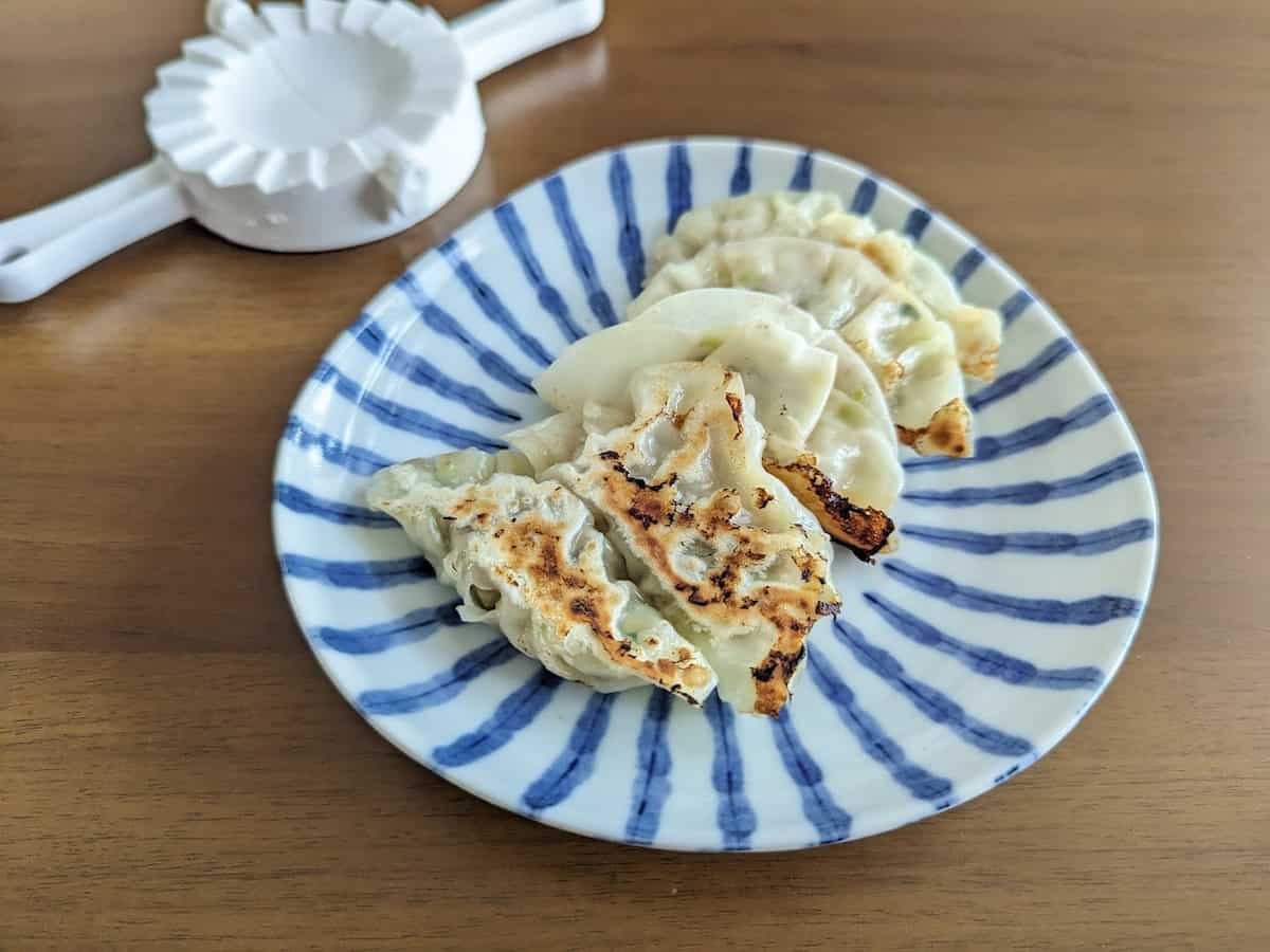 ダイソー かんたん餃子メーカー できあがり