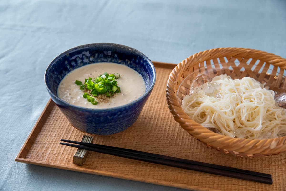 ごま豆腐そうめん