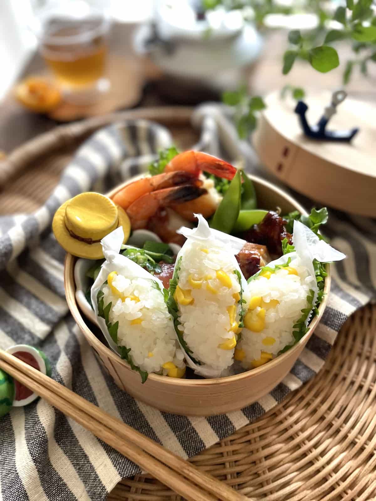 「とうもろこしおにぎり」