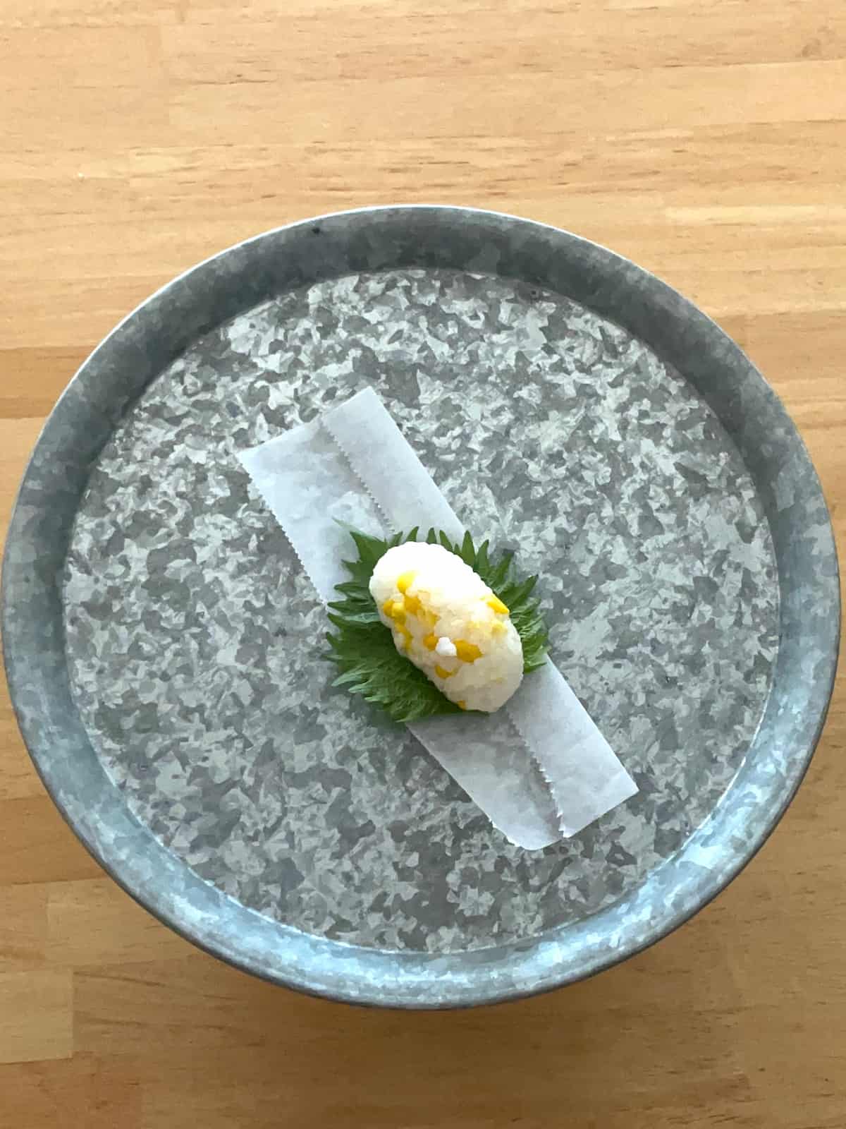「とうもろこしおにぎり」