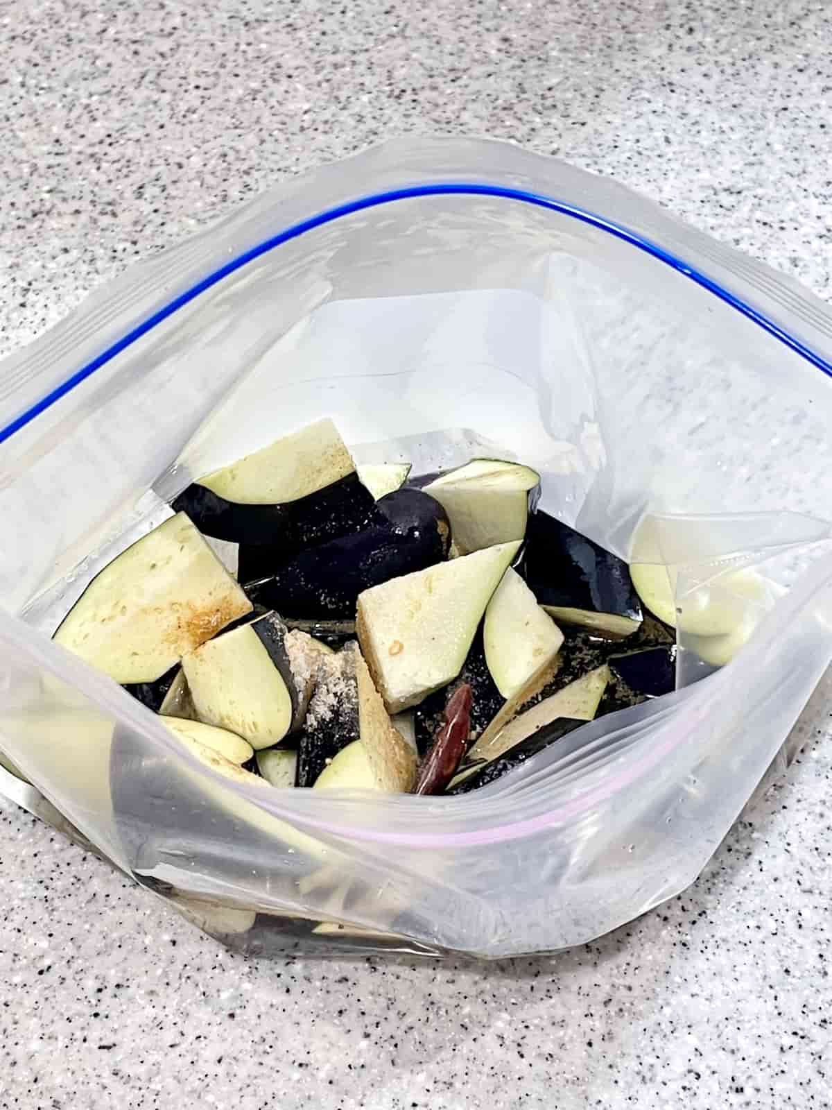 「なすの浅漬け」レシピ