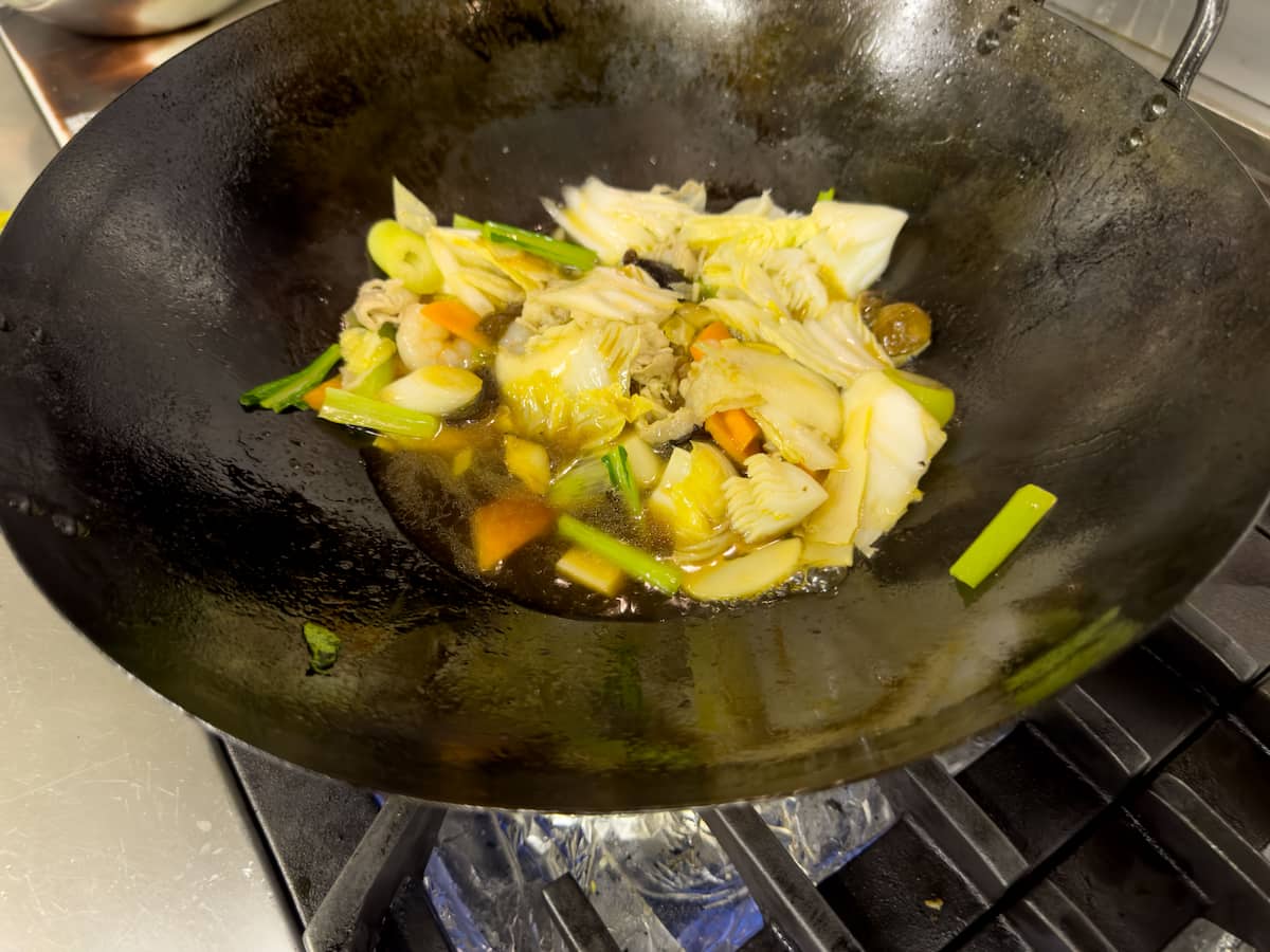 あんかけ焼きそば 工程7