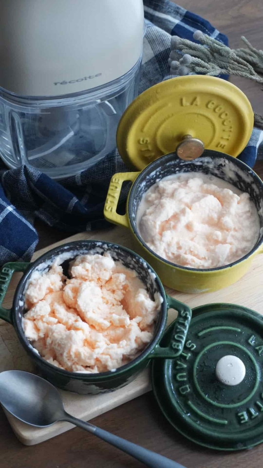 暑い日にぴったり!子どもと作れる「メロンのご褒美ジェラート」