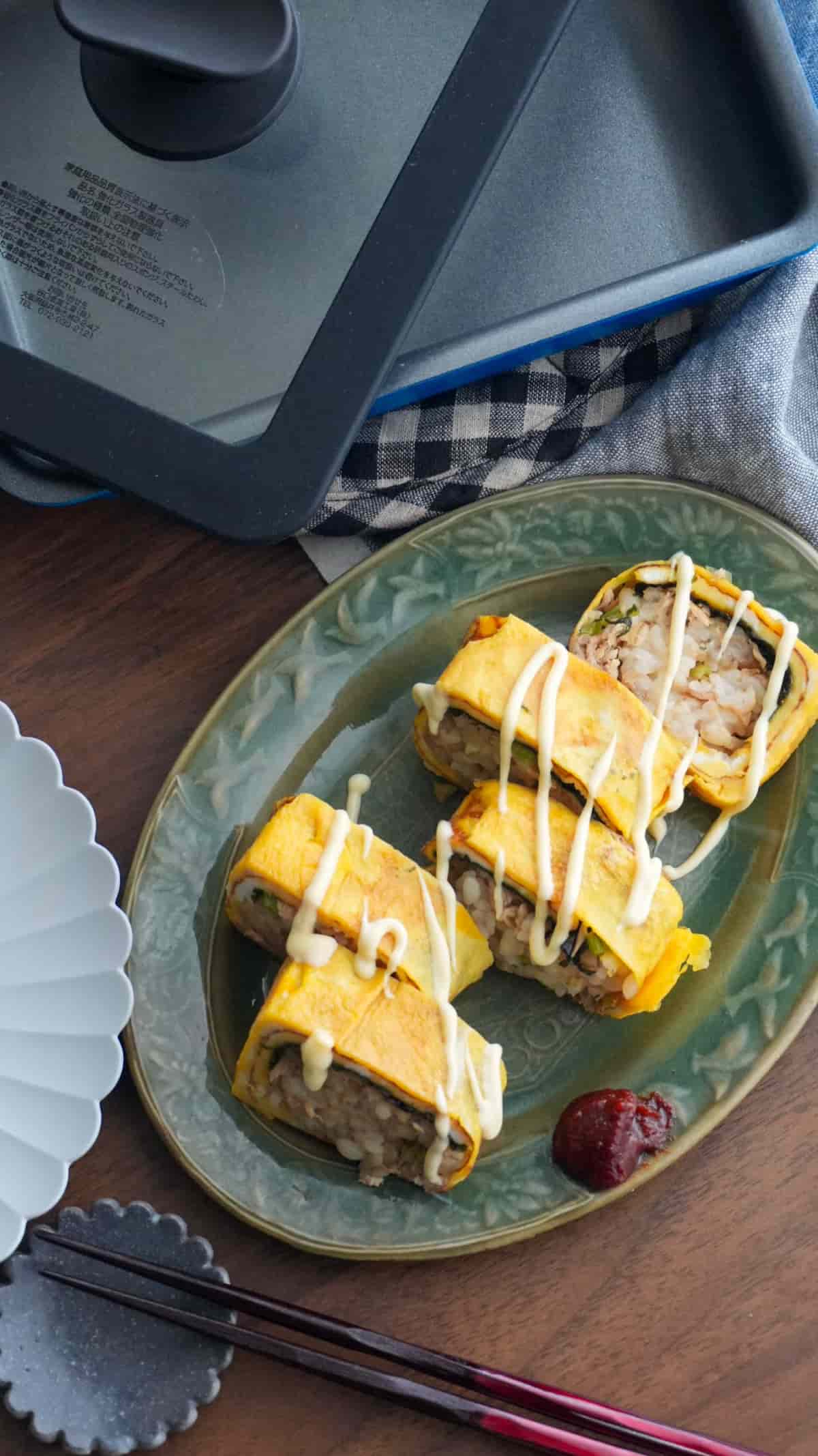 巻くだけで完成！夏休みの栄養ランチ「くるくるキンパ風チャーハン」