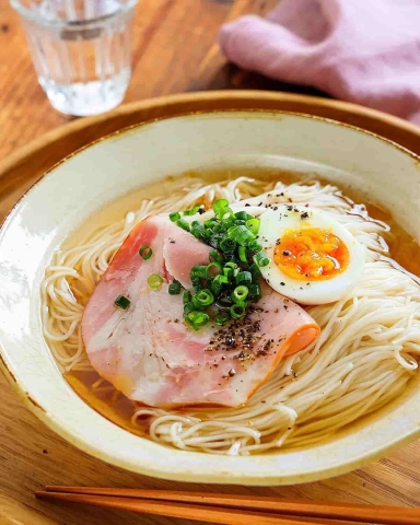 夏休みランチにおすすめ♪Mizukiさんの「ラーメン風そうめん」