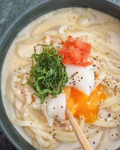 和風に飽きたらコレ！とろ〜り濃厚「クリームうどん」レシピ