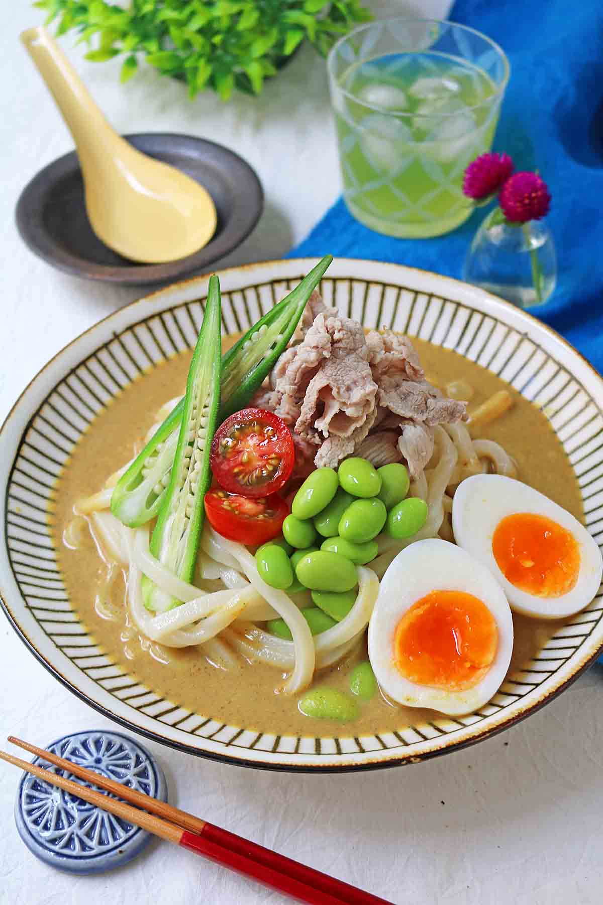カレー冷やしうどん１