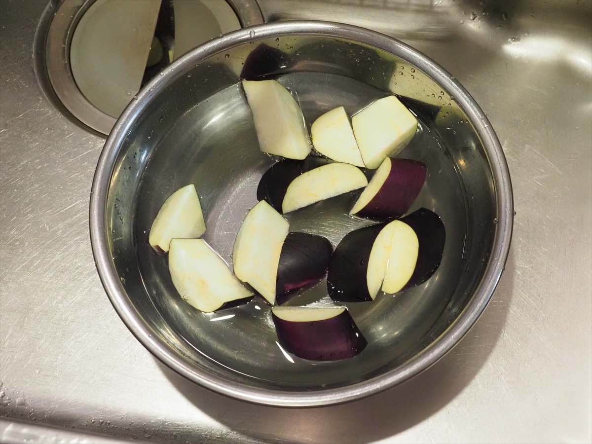 ささみと茄子のぽん酢おろし和え