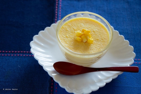 とうもろこしがおしゃれに変身！洋風茶碗蒸し「とうもろこしのフラン」の作り方【圧力鍋活用】