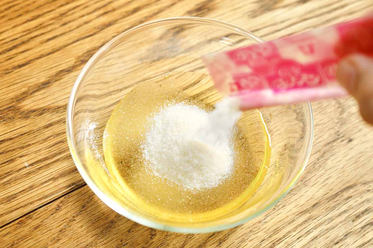 「ジャスミン茶香る！マスカットゼリー」レシピ