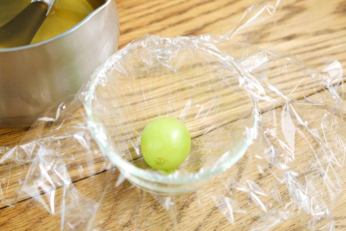 「ジャスミン茶香る！マスカットゼリー」レシピ