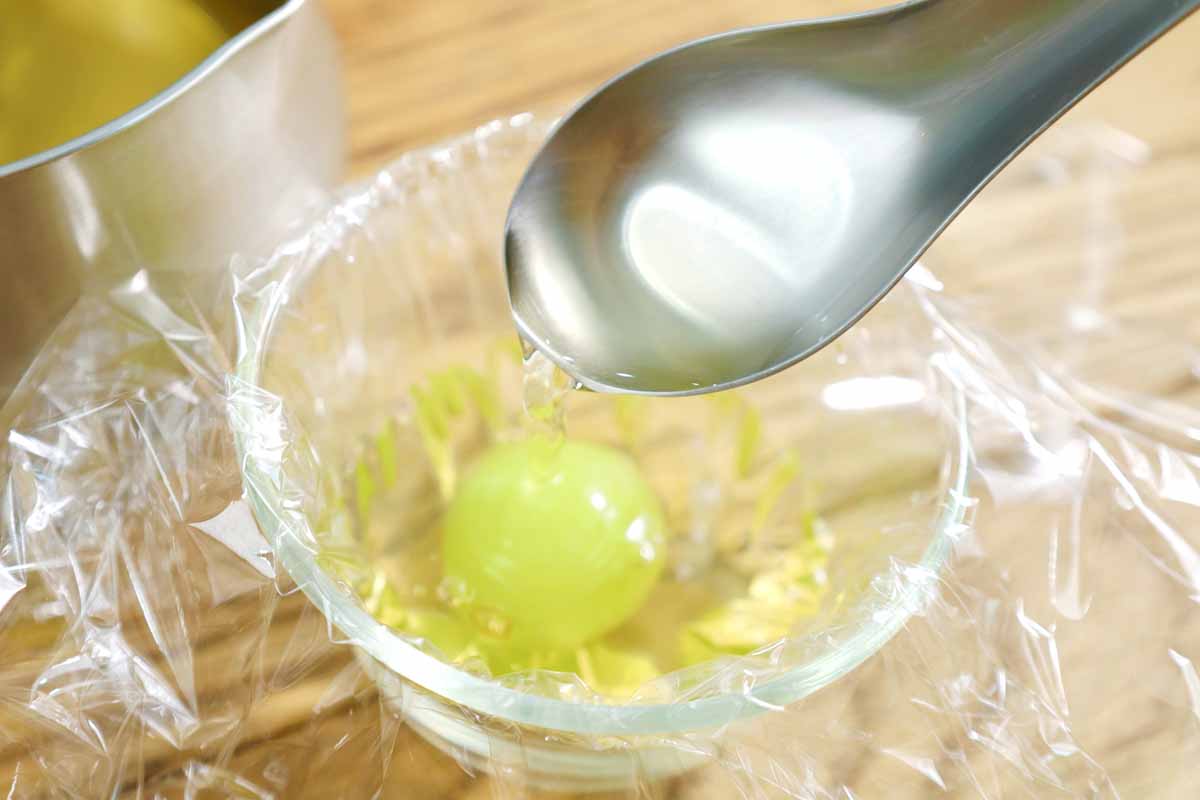 「ジャスミン茶香る！マスカットゼリー」レシピ
