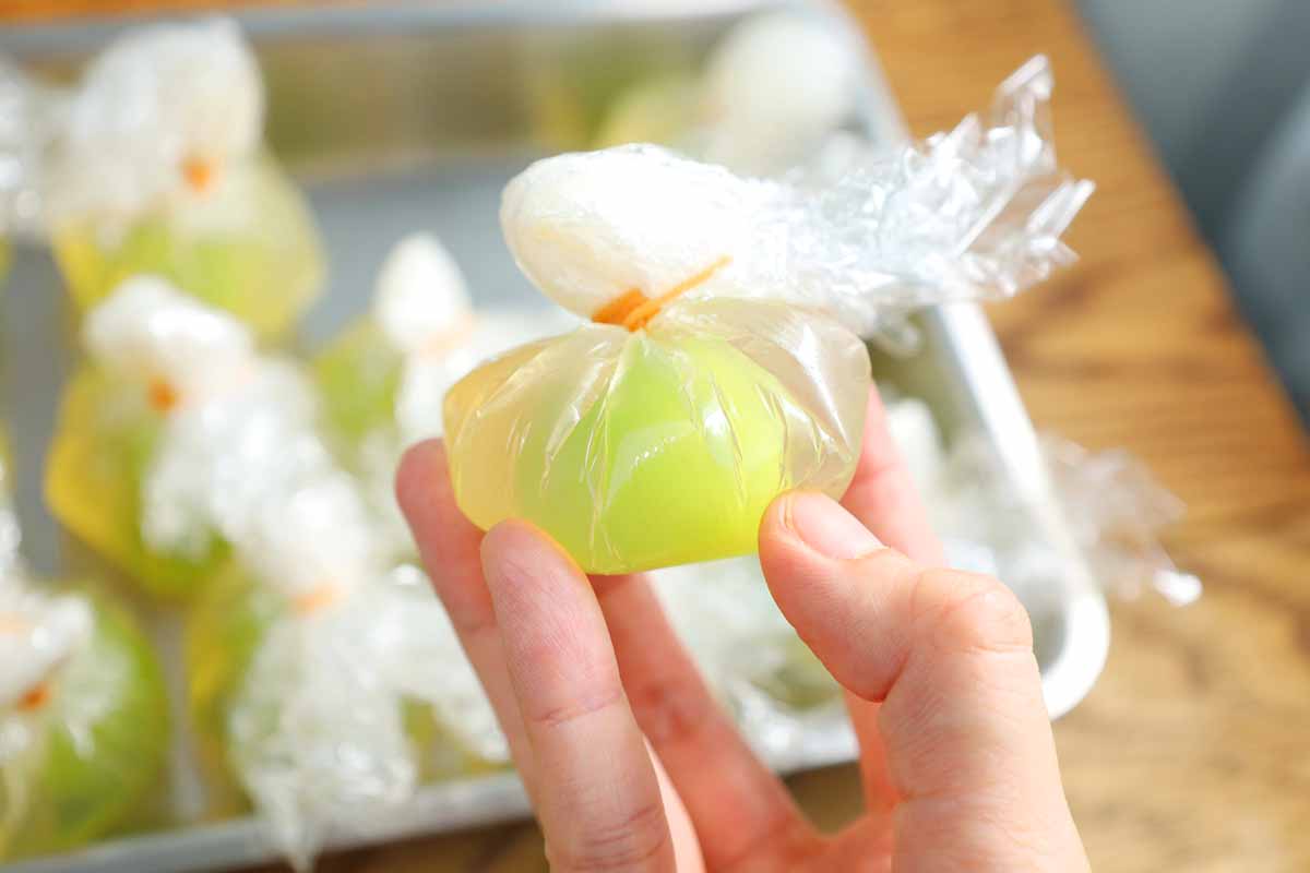 「ジャスミン茶香る！マスカットゼリー」レシピ