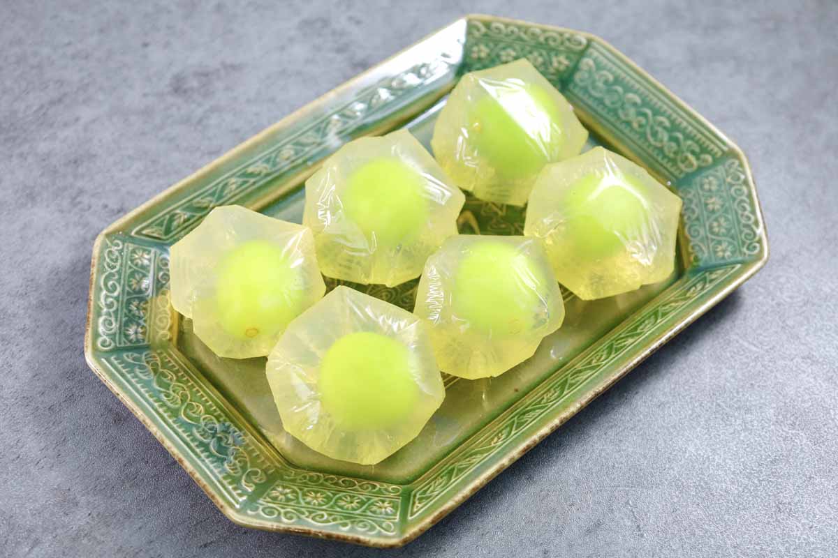 「ジャスミン茶香る！マスカットゼリー」レシピ