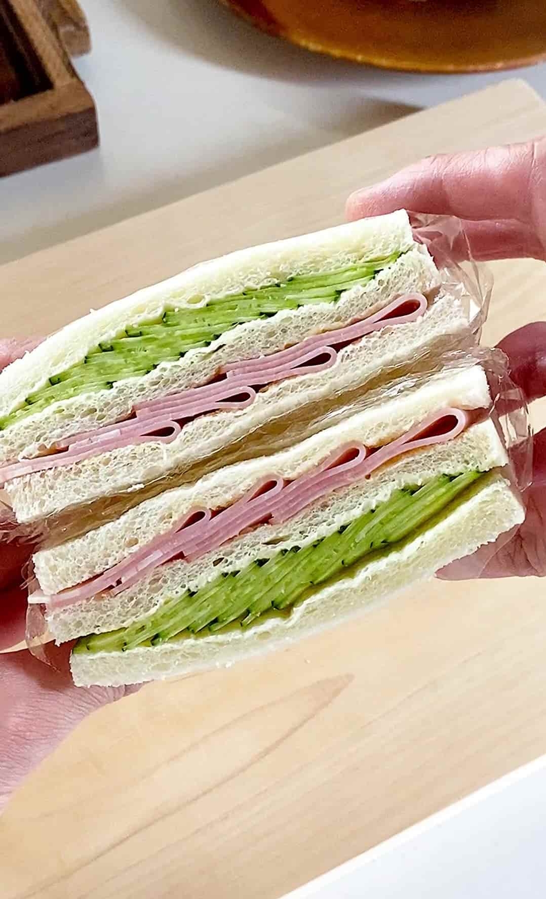 きゅうりサンドイッチ