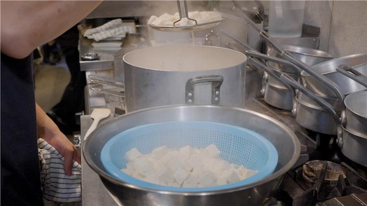 麻婆豆腐 工程1