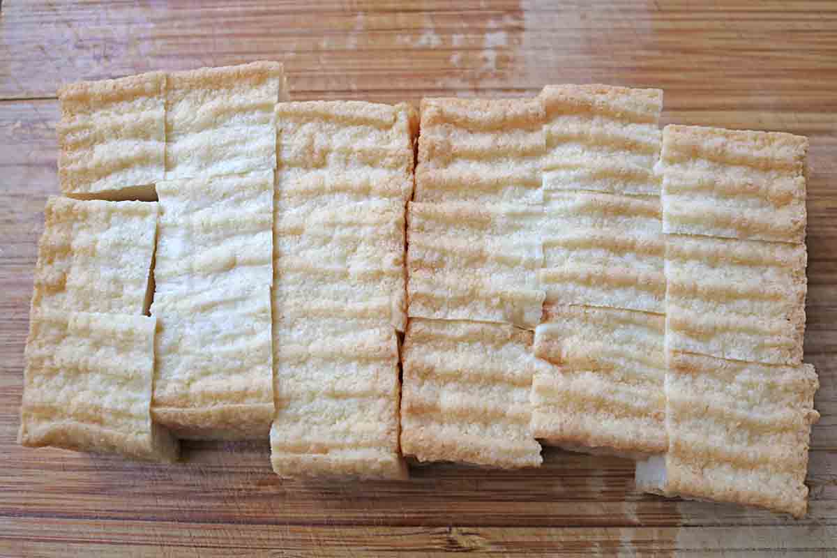 なすと厚揚げ照り焼き８