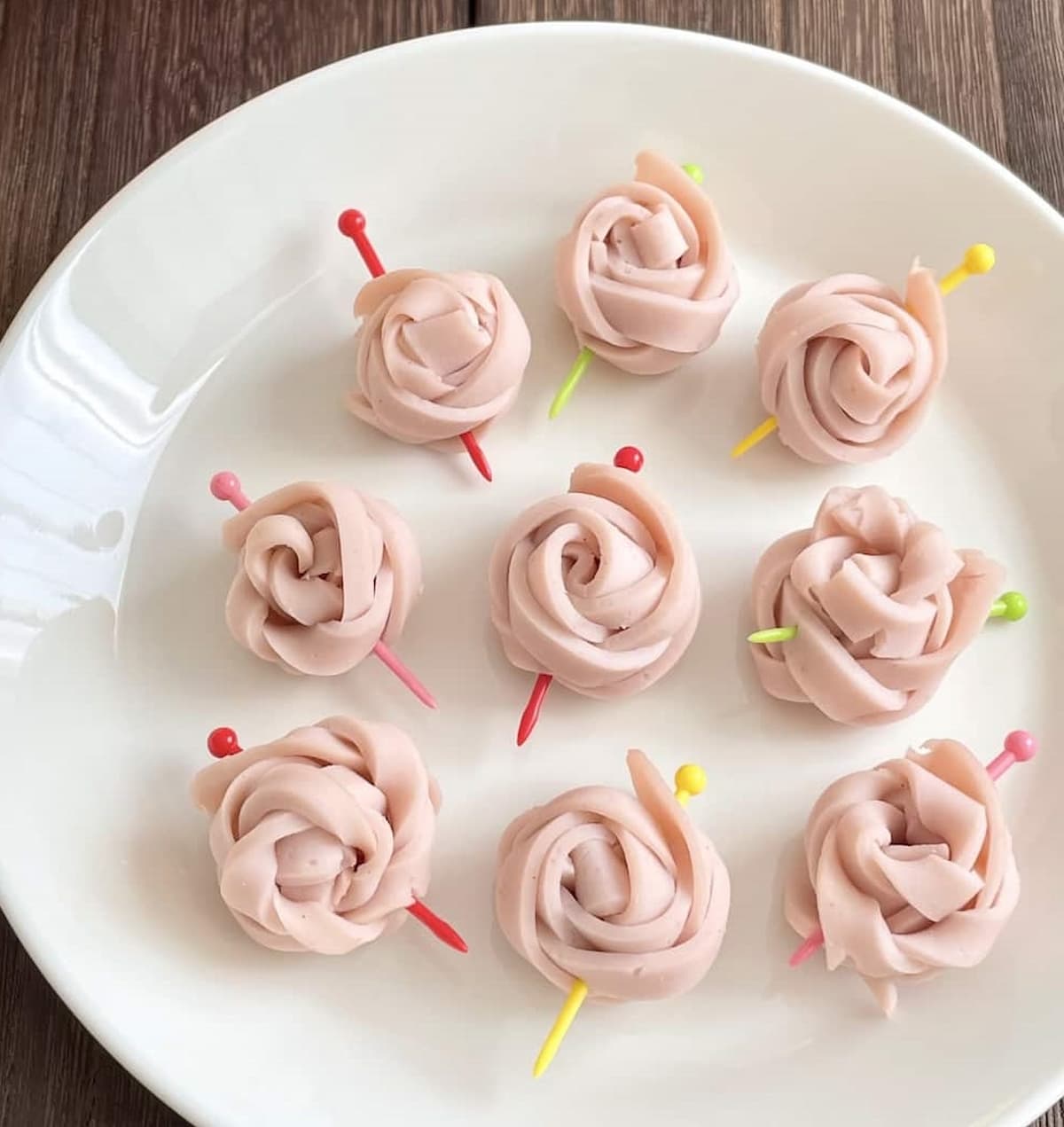 「魚肉ソーセージのばら」レシピ