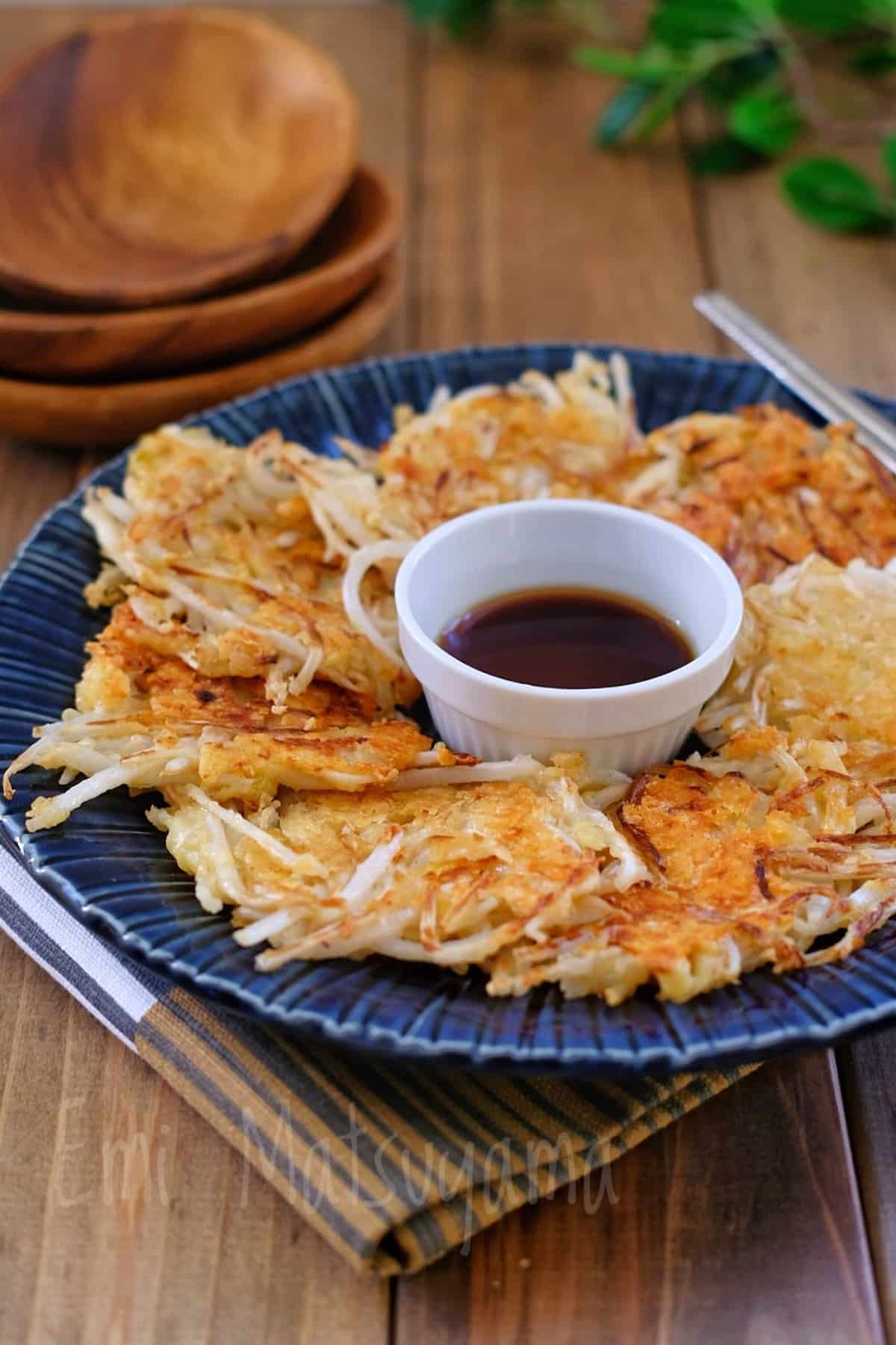 「もやしチーズチヂミ」