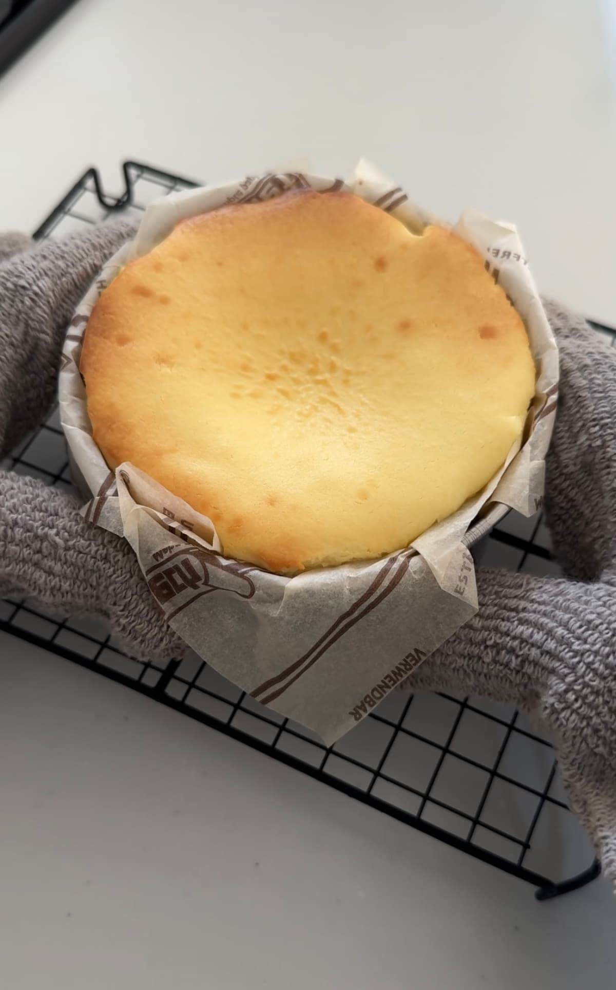 米粉で作るベイクドチーズケーキ