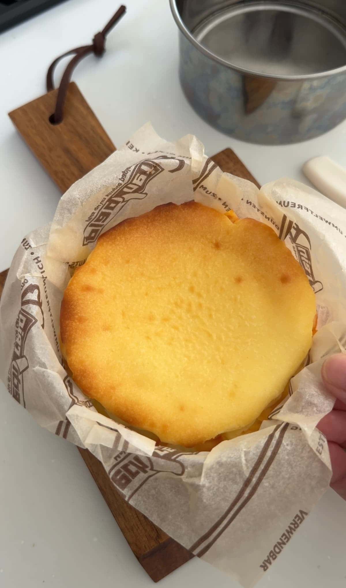 米粉で作るベイクドチーズケーキ